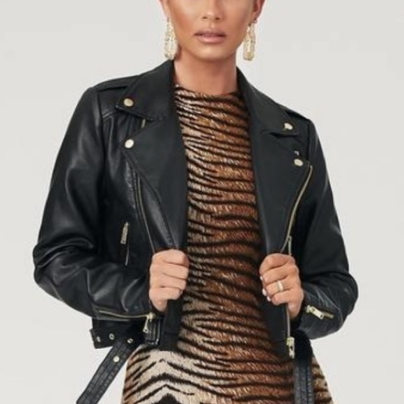 Meshki Leather Jacket Sz Xs 